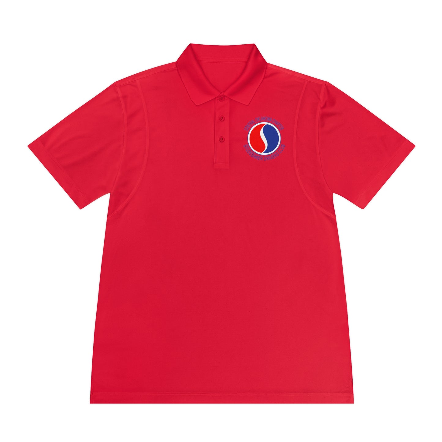 Central Oklahoma Chapter Studebaker Drivers Club Men's Printed Sport Polo Shirt