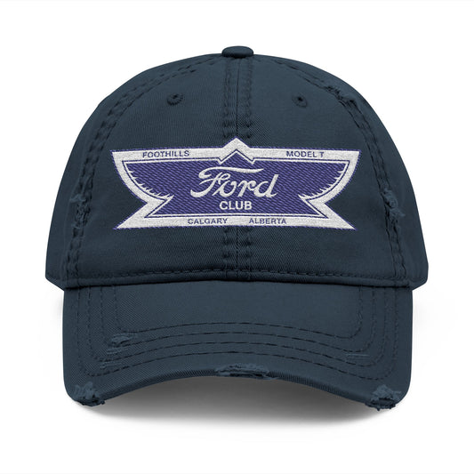 Foothills Model T Club Distressed Embroidered Dad Hat