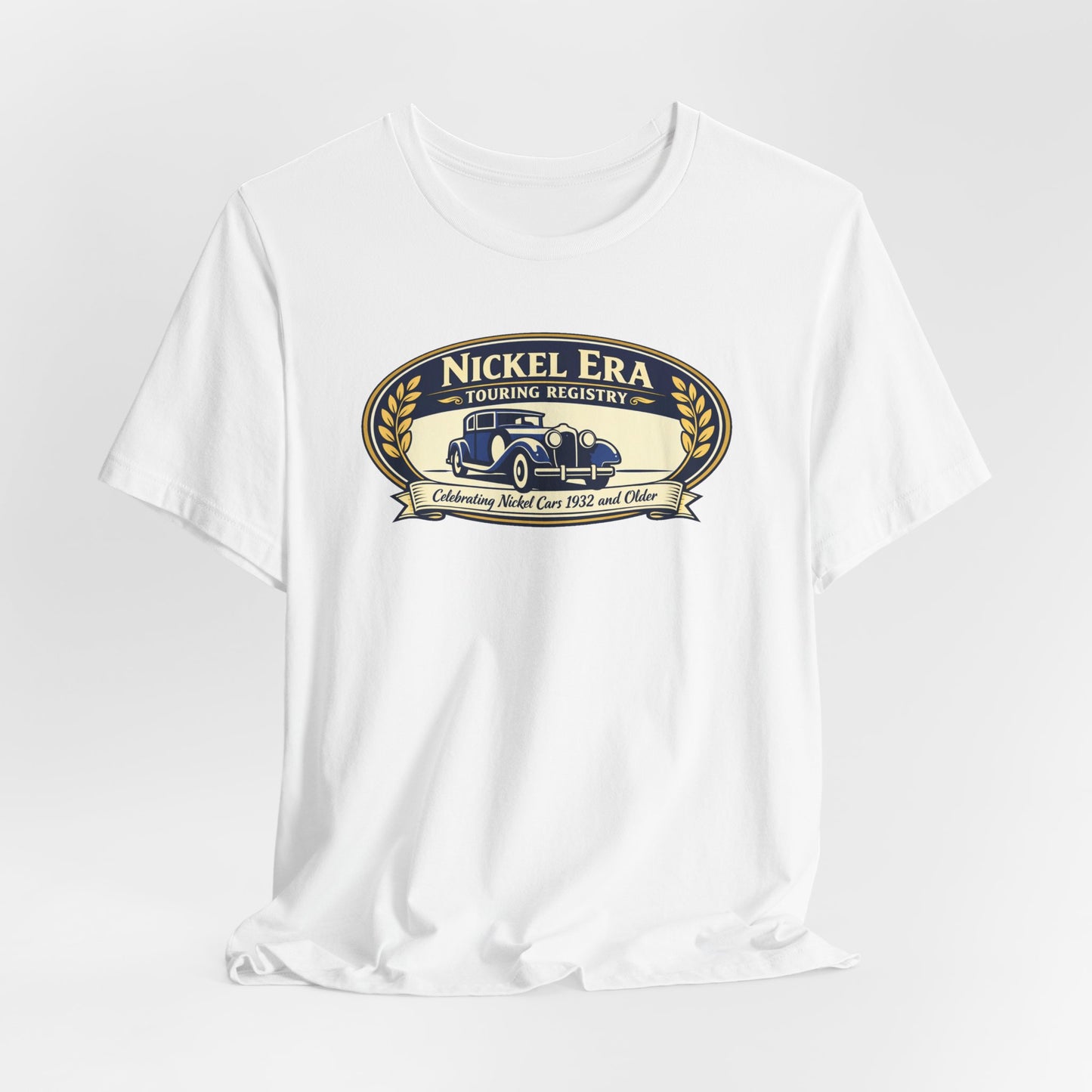 Nickel Era Touring Registry Tee — Vintage Classic Car T‑Shirt