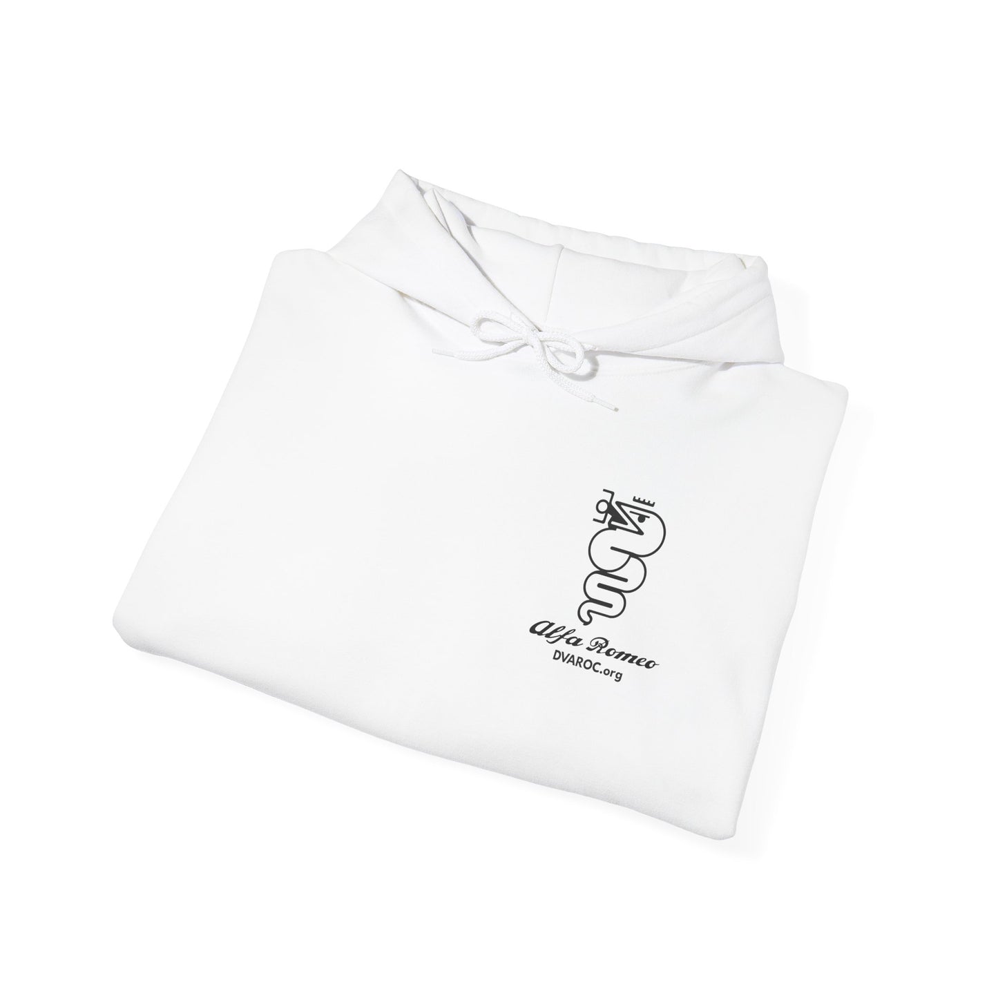 DVAROC.org Alfa Romeo Logo Hoodie – Chest and Back Logos