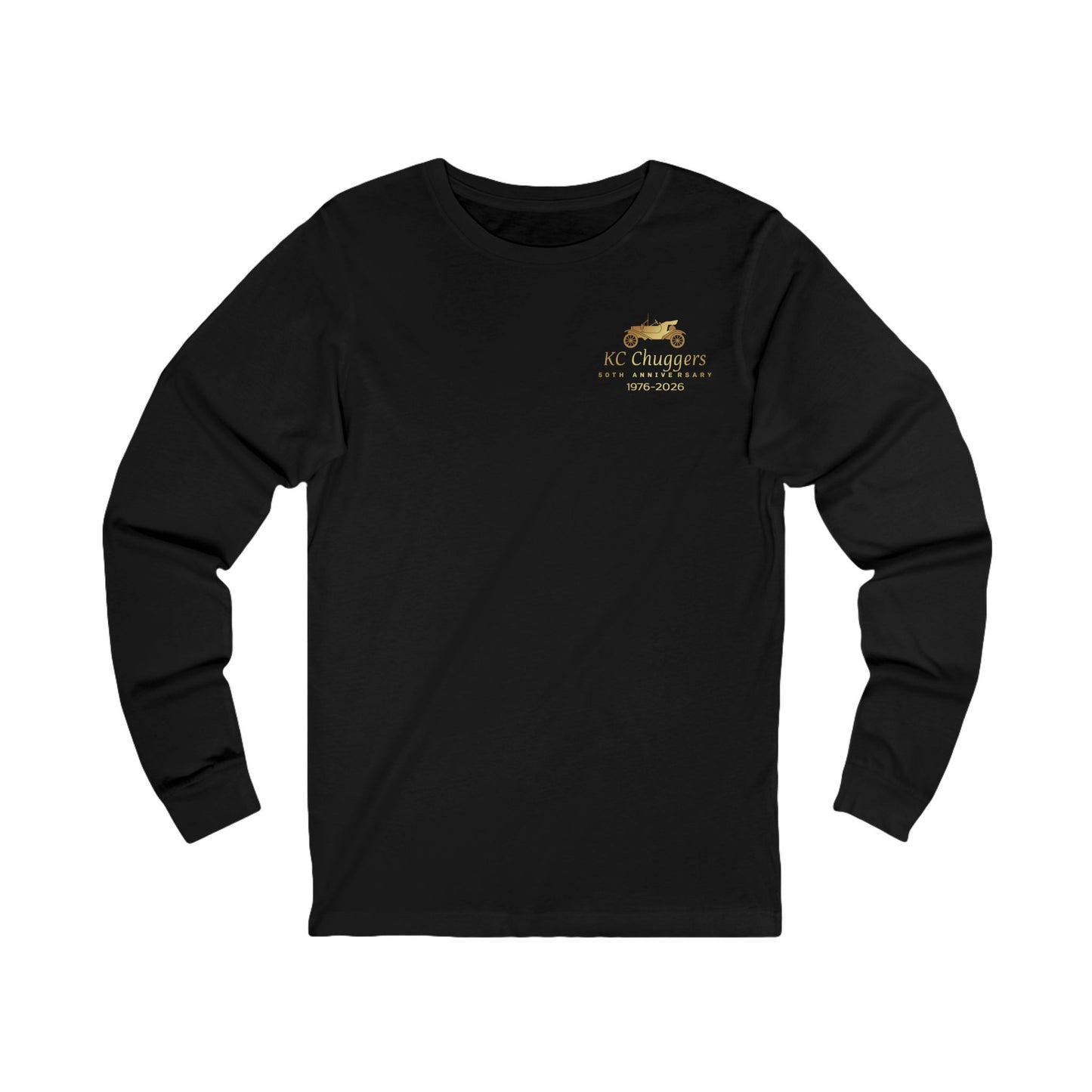 KC Chugging 50th Anniversary Logo Chest Print — Long Sleeve Tee