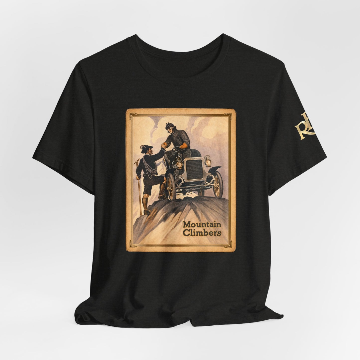 REO Mountain Climbers Vintage Tee — Unisex Soft Short Sleeve Tee