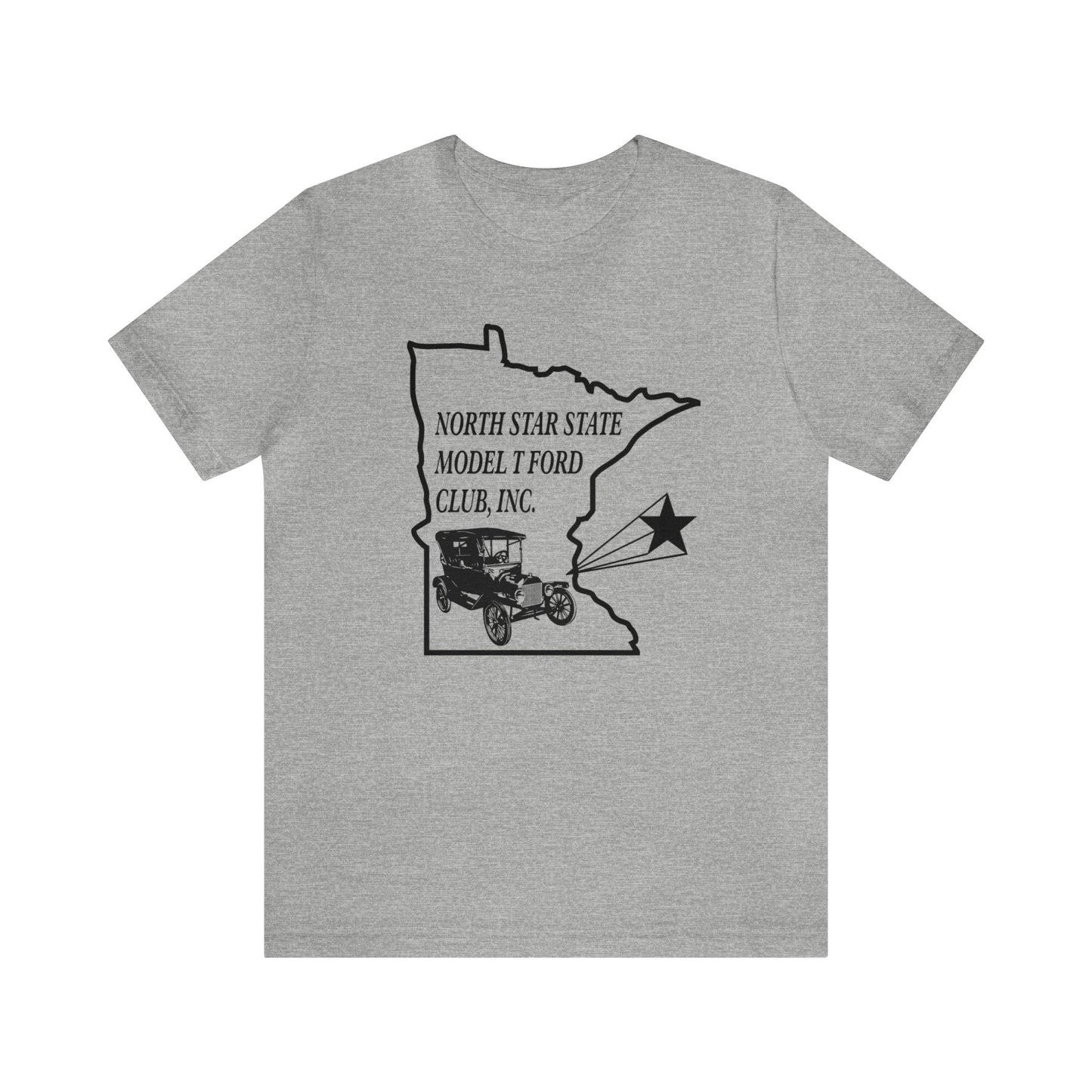 North Star State Model T Ford Club, Inc. Unisex Jersey Short Sleeve Tee