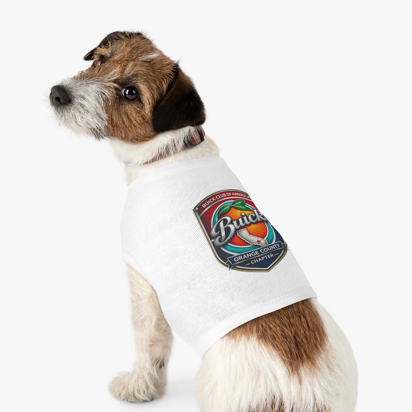 Buick Club of America Orange County Pet Tank Top — Logo Dog Shirt