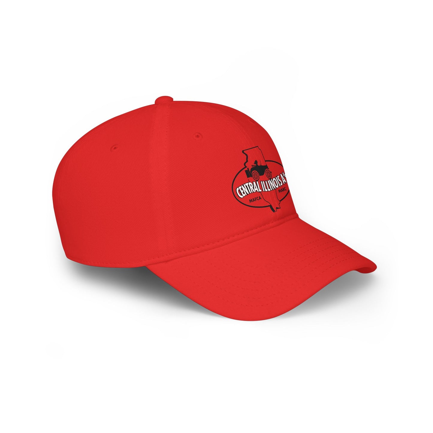 Central Illinois A's Low Profile Baseball Cap – Vintage State Logo Hat