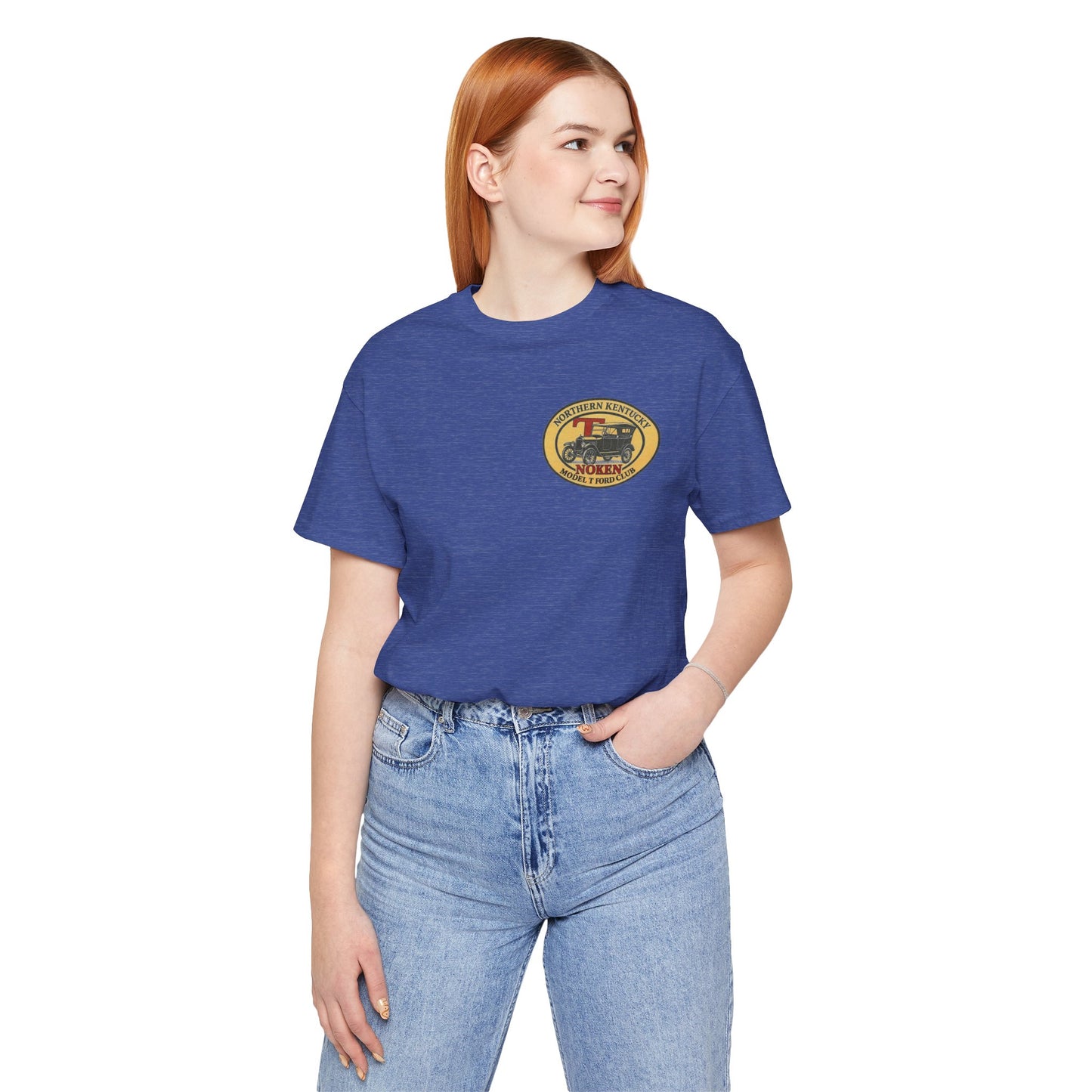 Northern Kentucky NOKEN Vintage Car T-Shirt — Front and Back Logos
