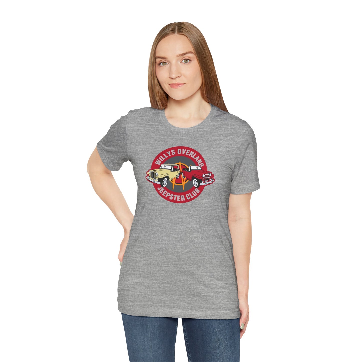Willys Overland Jeepster Club T-Shirt - Unisex Jersey Short Sleeve Tee