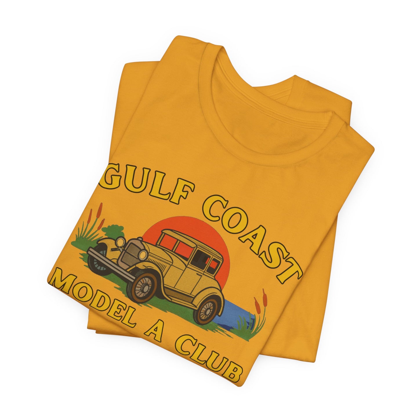 Gulf Coast Model A Club Tee — Vintage Car Graphic T-Shirt