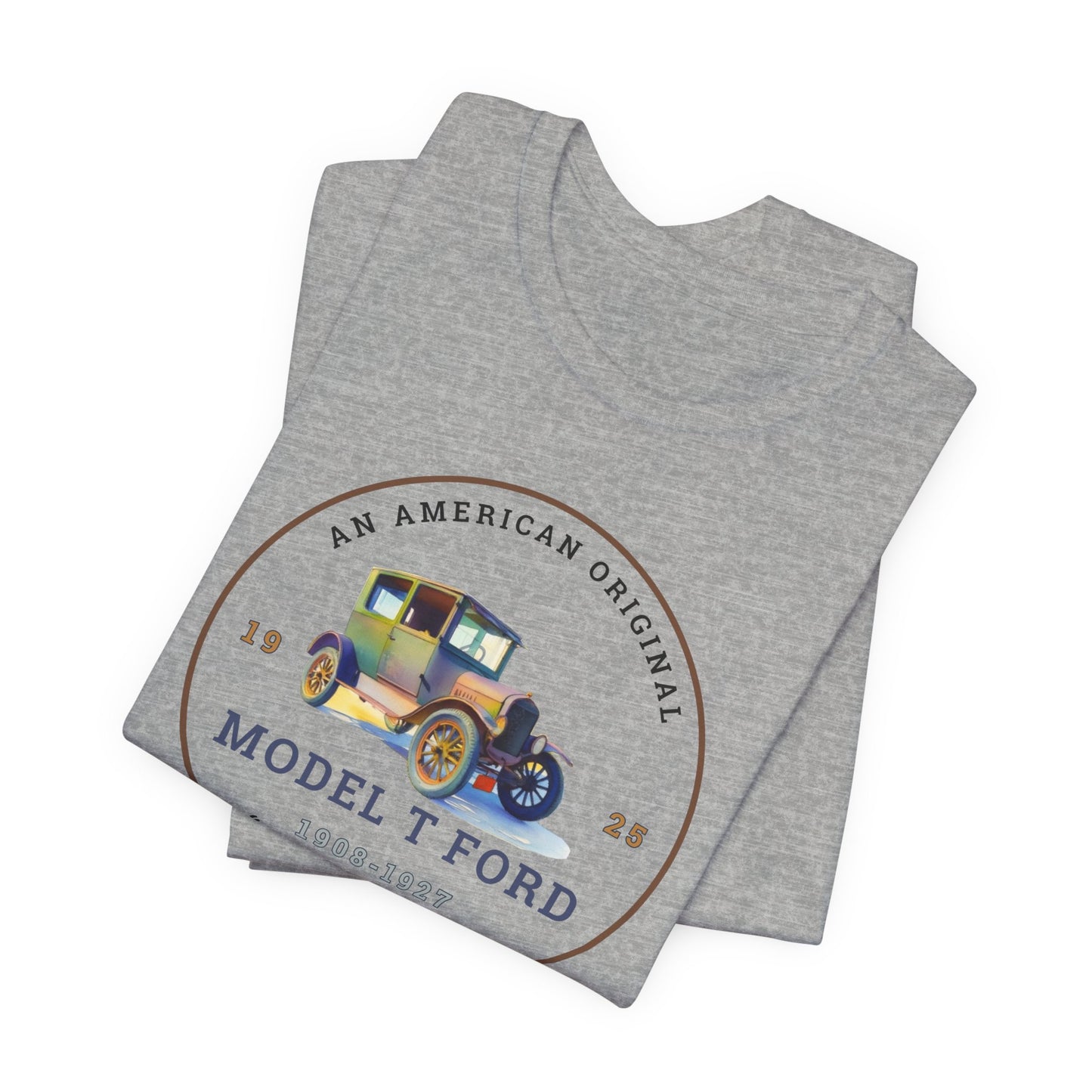 1925 Model T Ford Tudor Tee — Classic Antique Car Graphic Shirt