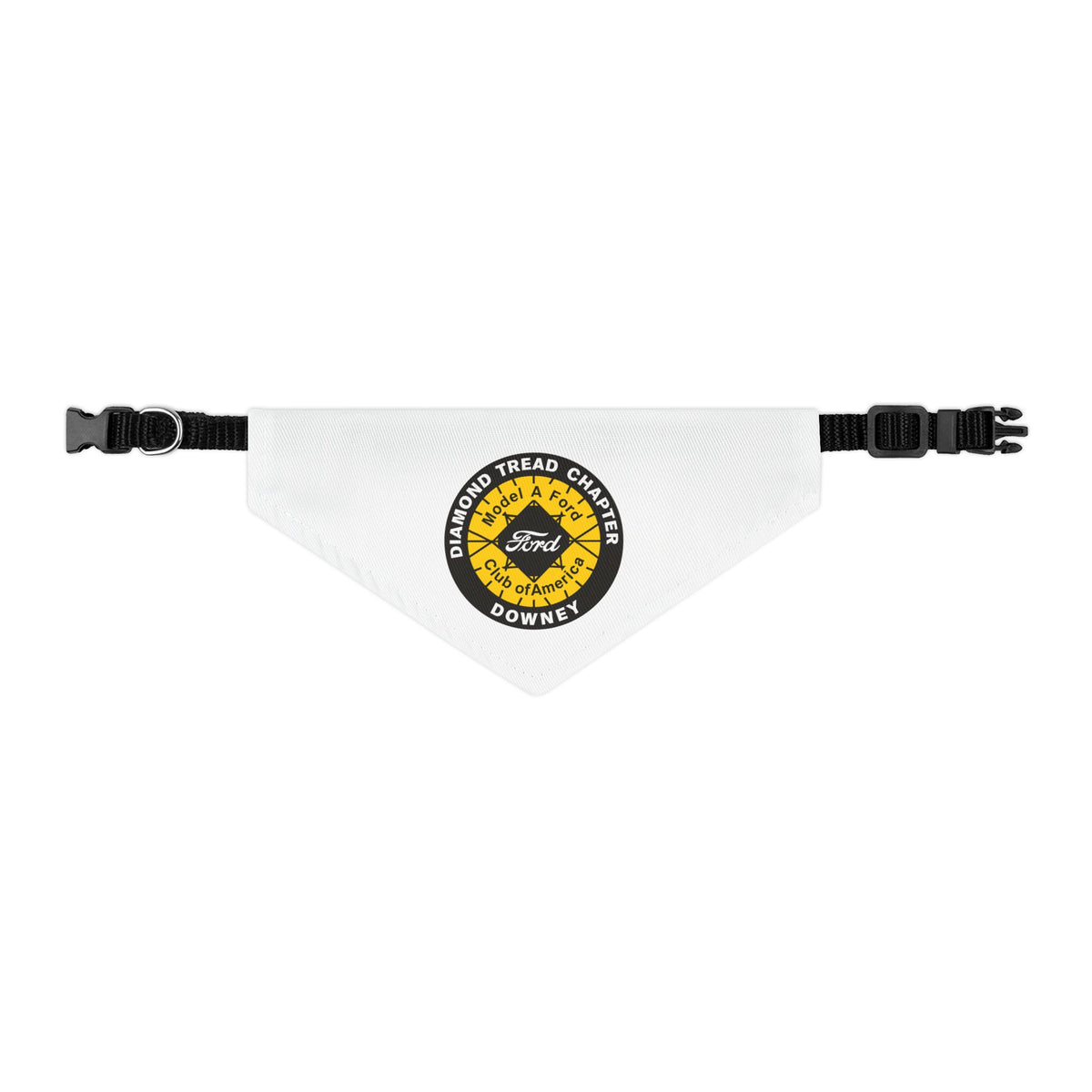 Diamond Tread Chapter Downey Logo Bandana for Dogs - Pet Bandana Collar
