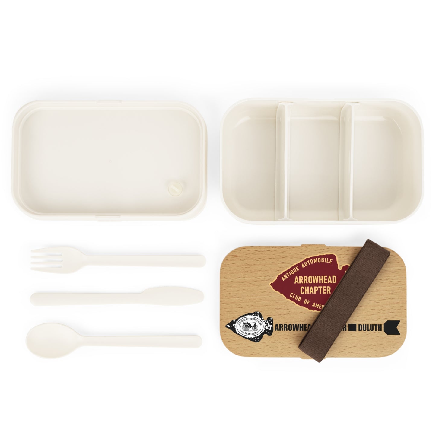 Arrowhead Chapter AACA Bento Lunch Box — Arrowhead Chapter Antique Automobile Club Design