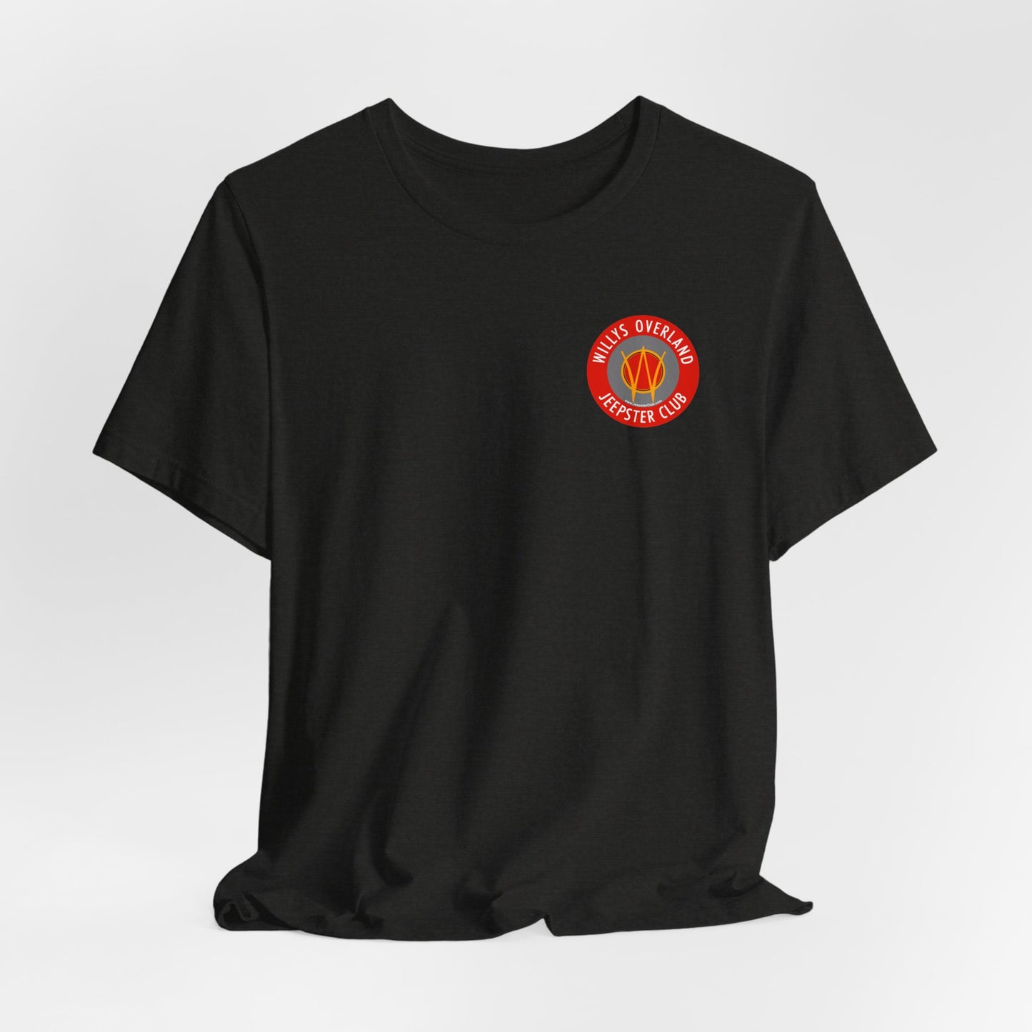 Willys Overland Jeepster Club T‑Shirt — Front and Back Logos