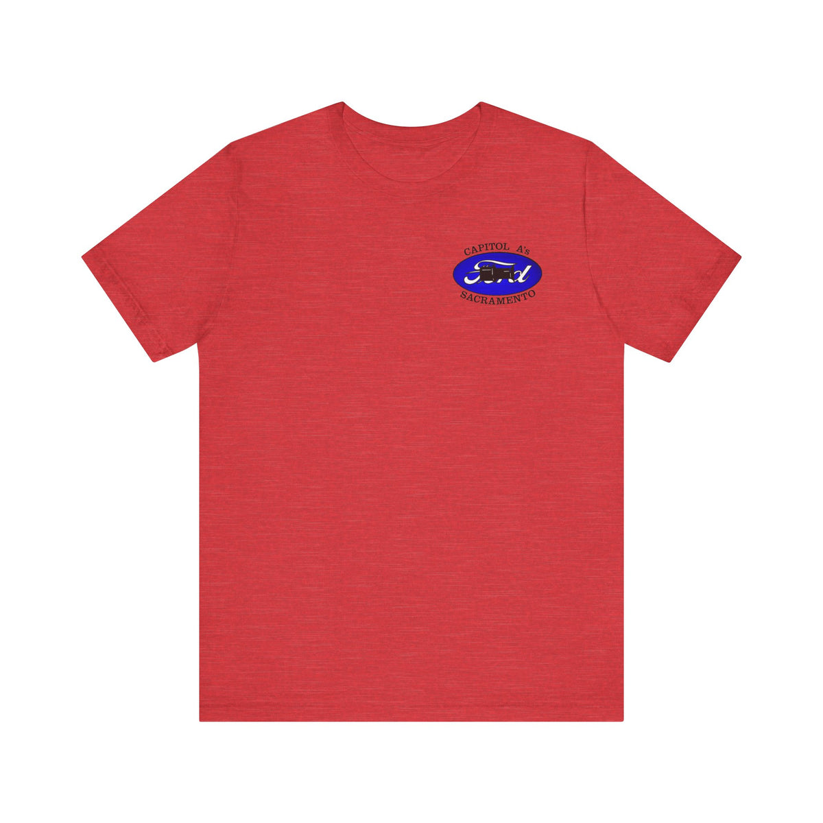 Capitol A's (single small logo) Unisex Soft Short Sleeve Tee