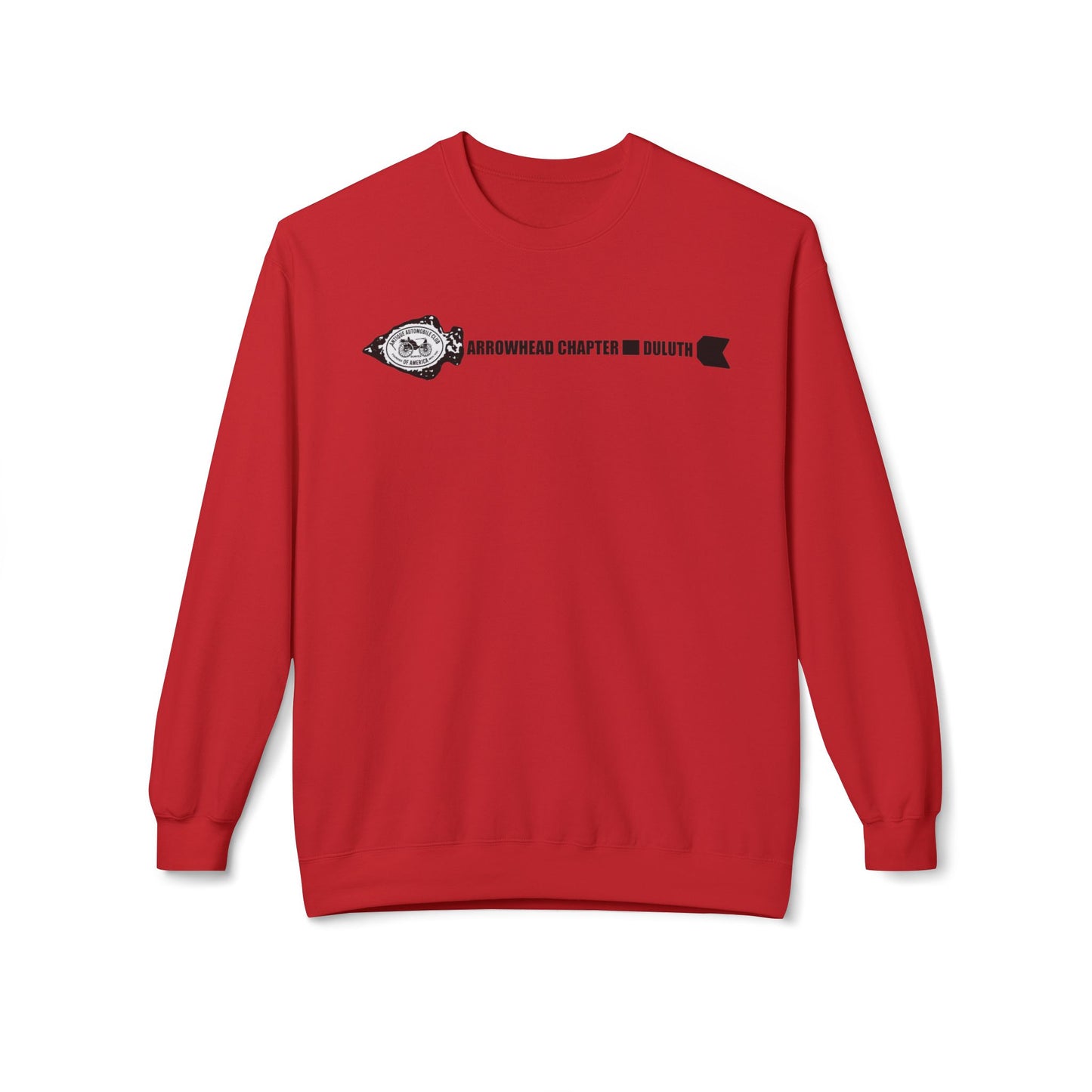 Arrowhead Chapter Club Crewneck Sweatshirt — Vintage Automobile Motor Club Design
