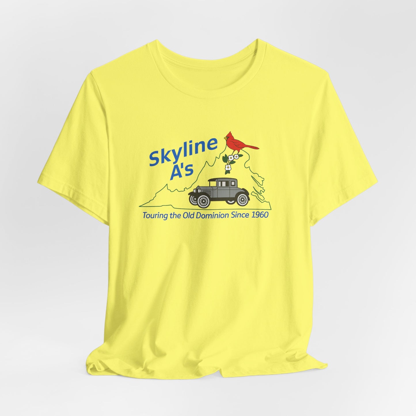 Skyline A's Virginia Roadtrip T-Shirt – "Touring the Old Dominion Since 1960"