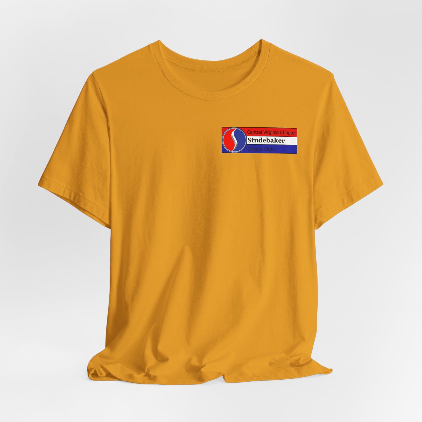 Central Virginia Chapter Studebaker Drivers Club - Unisex Jersey Short Sleeve Tee