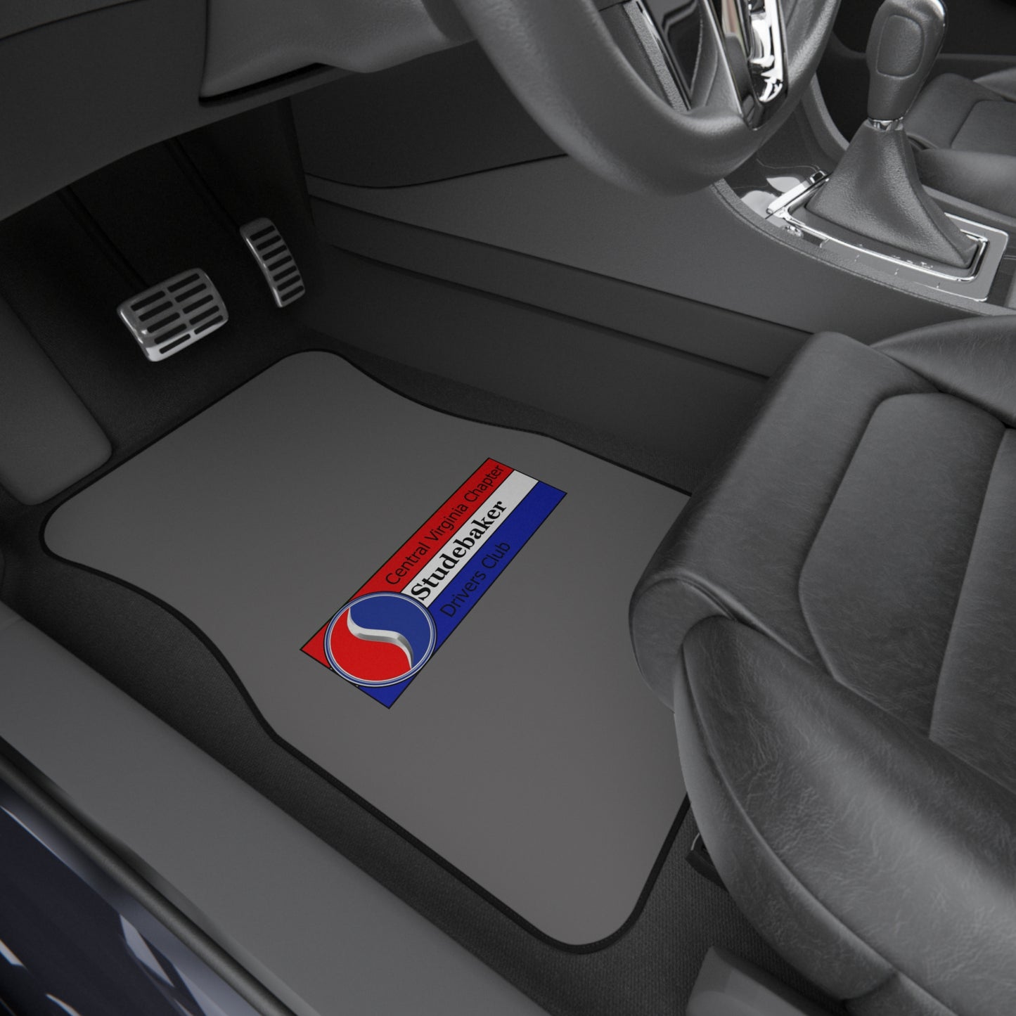 Central Virginia Chapter Studebaker Drivers Club Car Floor Mats — Front Pair