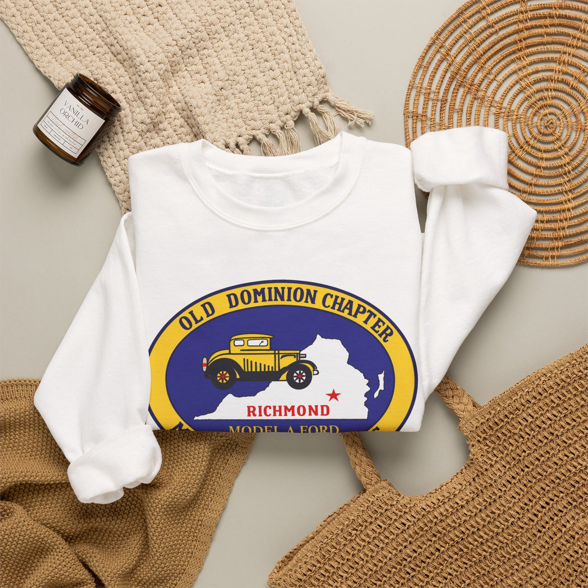 Old Dominion Model A Ford Club Crewneck Sweatshirt – Unisex Heavy Blend™ Crewneck Sweatshirt
