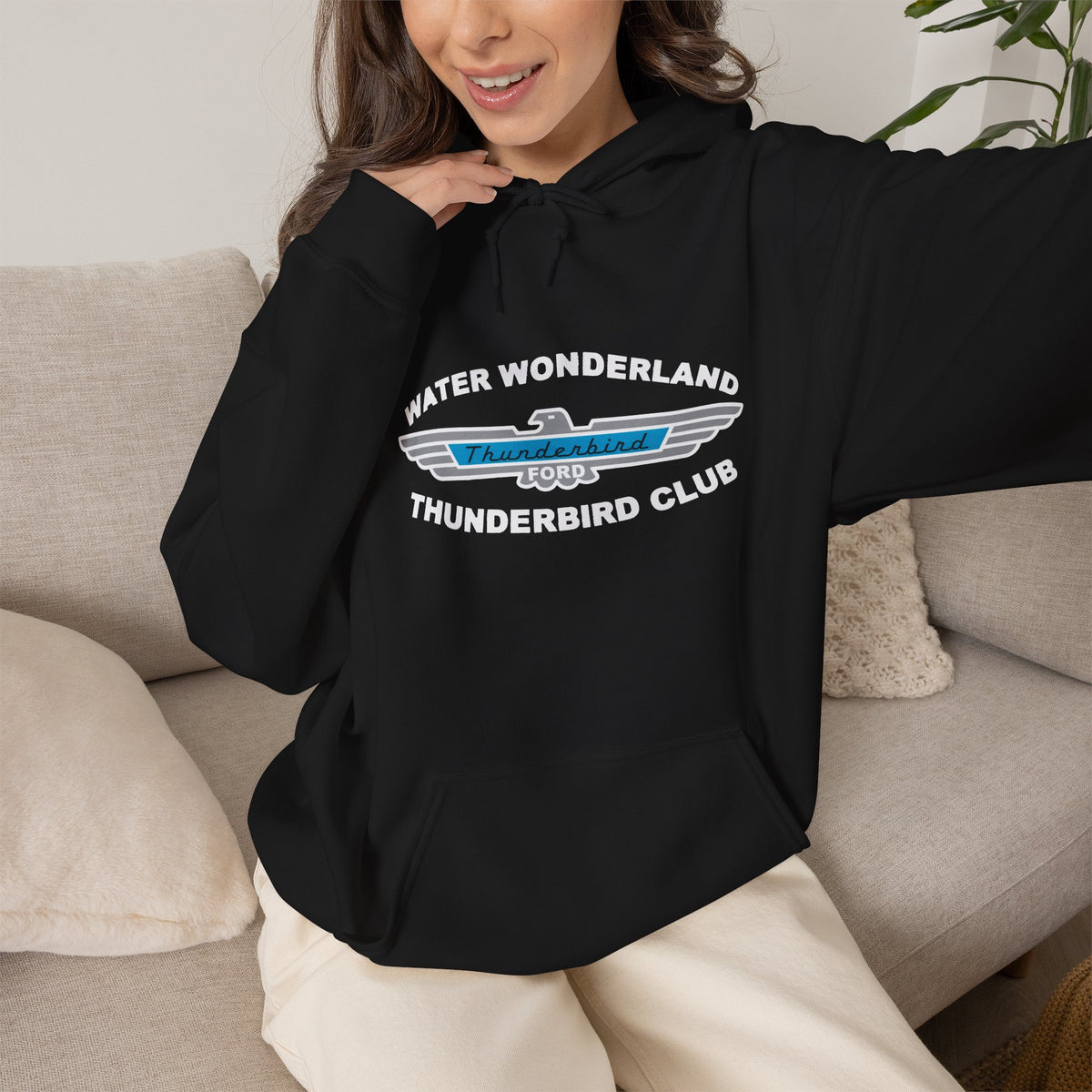 Water Wonderland Thunderbird Club Hoodie — Unisex Heavy Blend™ Hooded Sweatshirt