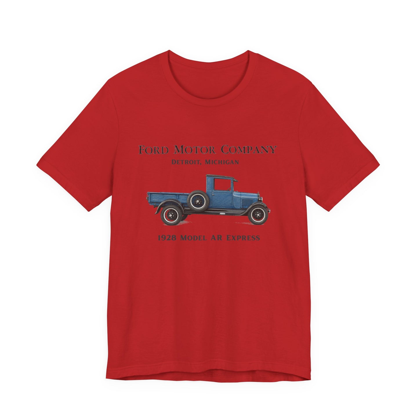 1928 Ford Model AR Express - Unisex Jersey Short Sleeve Tee (RBS)