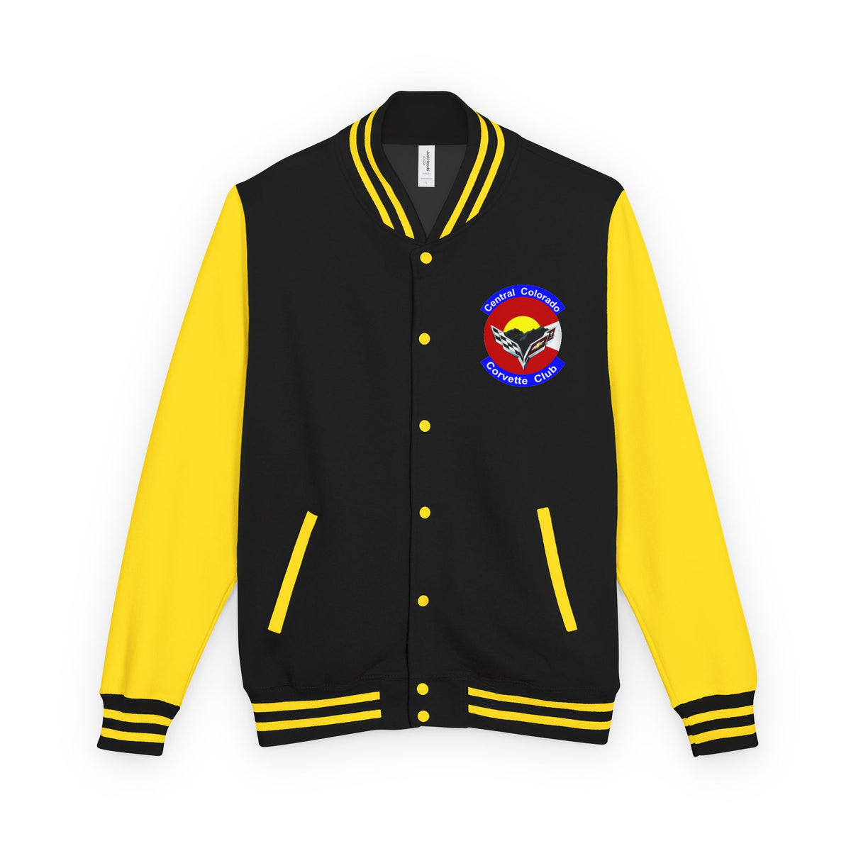 Central Colorado Corvette Club Varsity Letterman Jacket - Direct to Film Printed