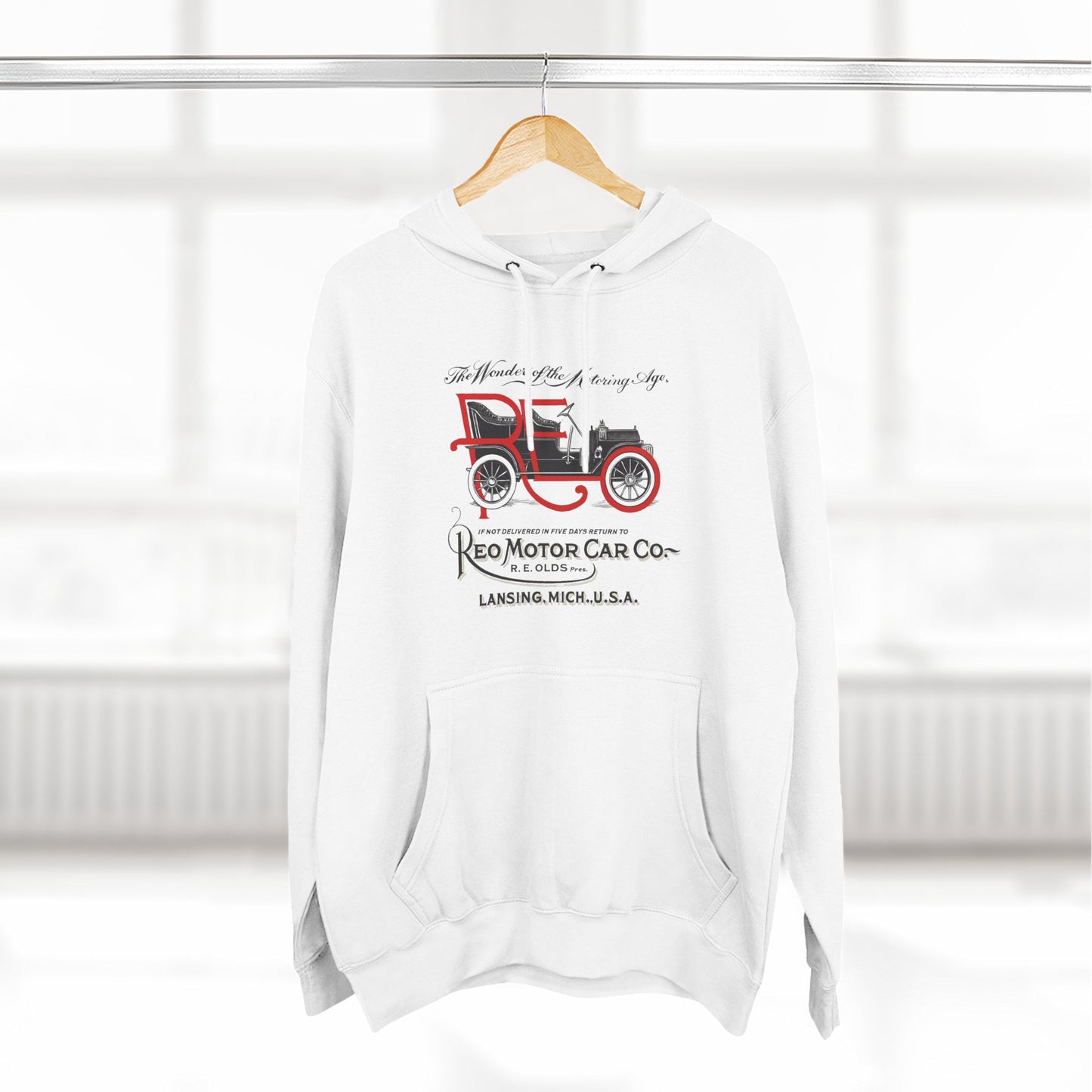 REO Motor Car Co. Fleece Hoodie