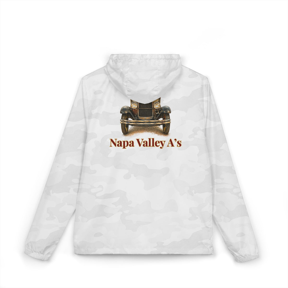 Napa Valley A's Windbreaker Jacket - Front and Back Logos
