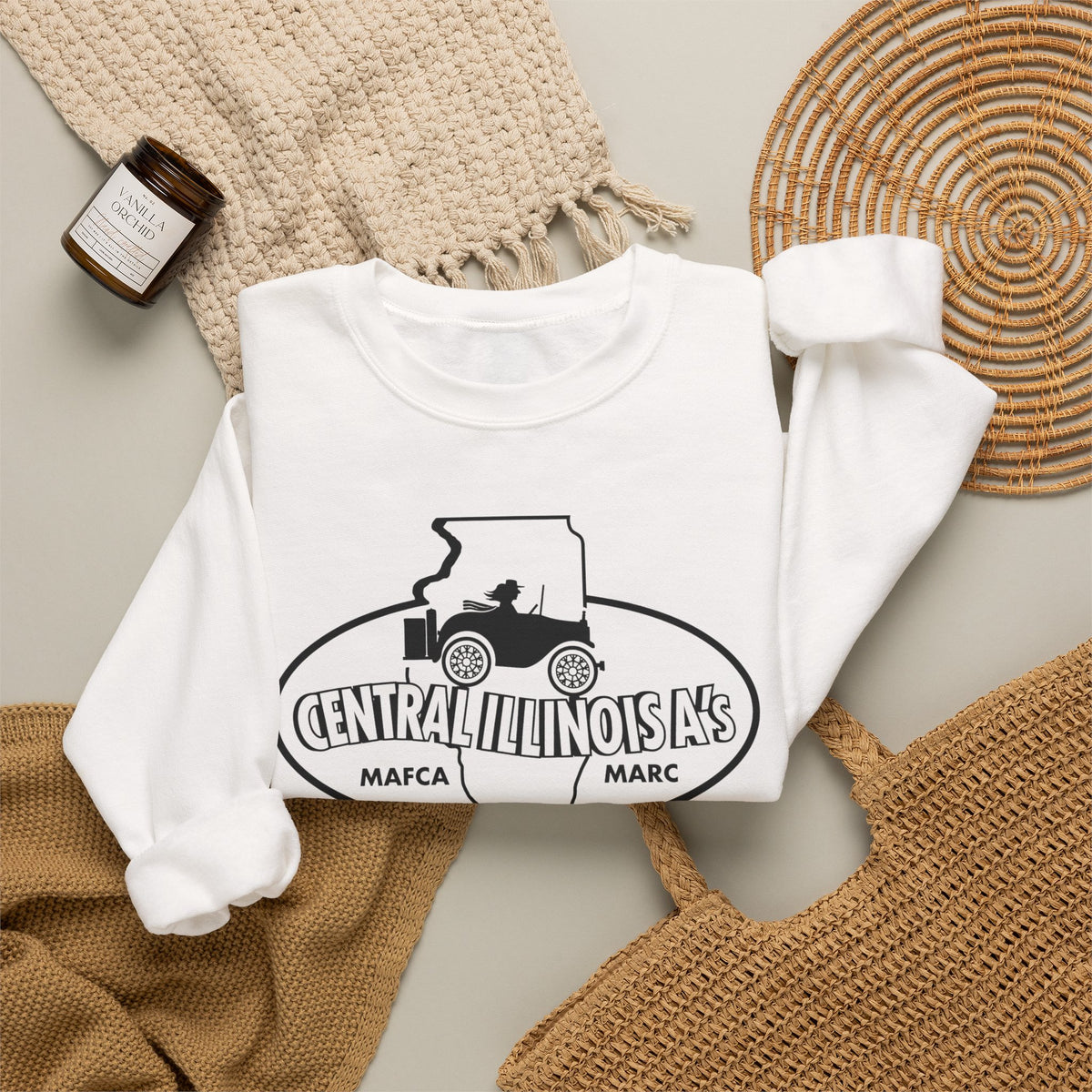 Central Illinois A's Sweatshirt - Unisex Heavy Blend™ Crewneck Sweatshirt