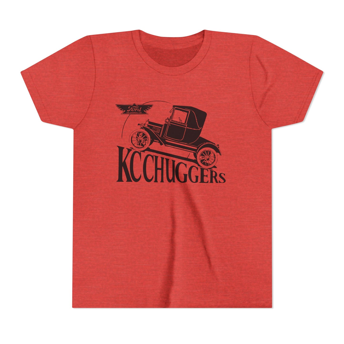 KC Chuggers Vintage Car Youth Tee - Retro Automobile Graphic Shirt