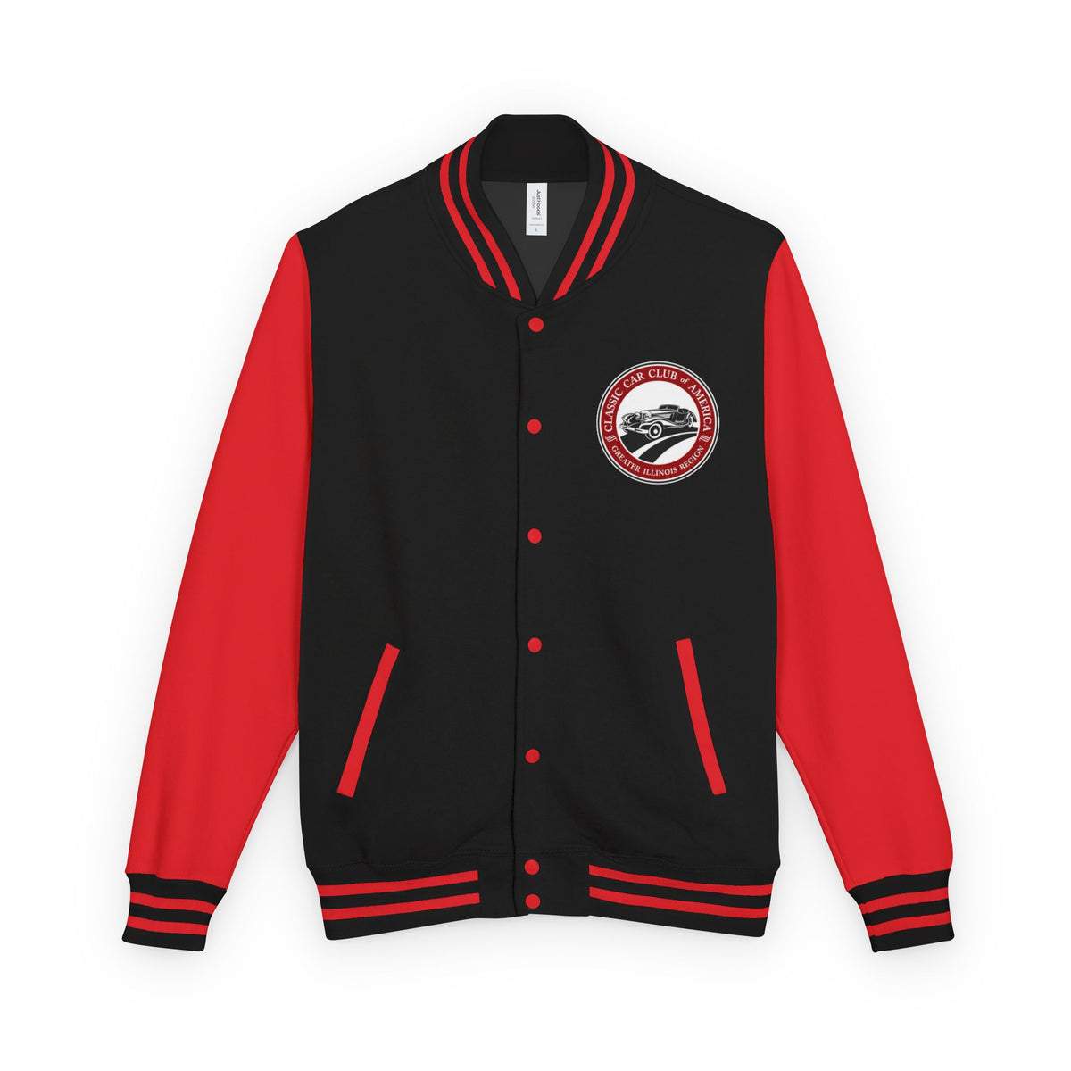 Classic Car Club of America Greater Illinois Region Letterman Jacket - Front and Back Logos