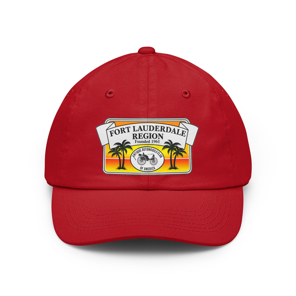 Fort Lauderdale Region AACA Printed Dad Hat — Vintage Beach Sunset Cap