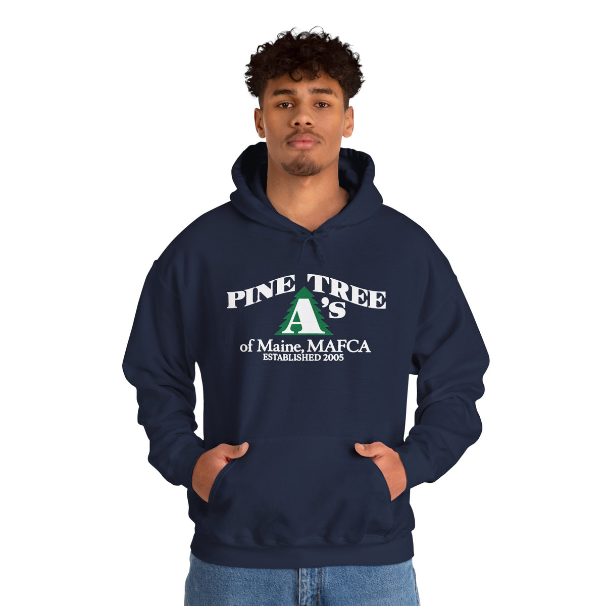 Pine Tree A's of Maine, MAFCA Hoodie – Unisex Heavy Blend™ Hooded Sweatshirt