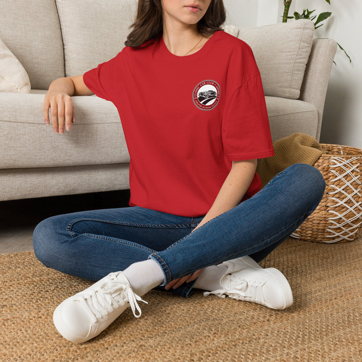 Classic Car Club of America Greater Illinois Region — Unisex Softstyle T-Shirt Front and Back Logos