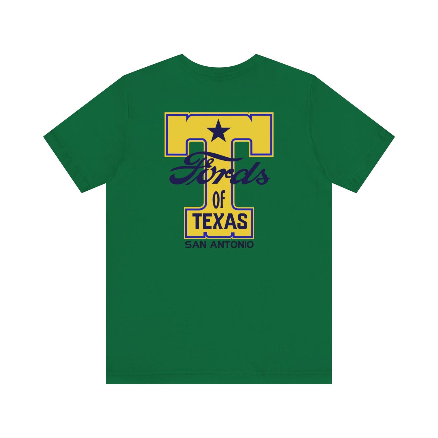 T Fords of Texas (front and back print) Unisex Jersey Short Sleeve Tee