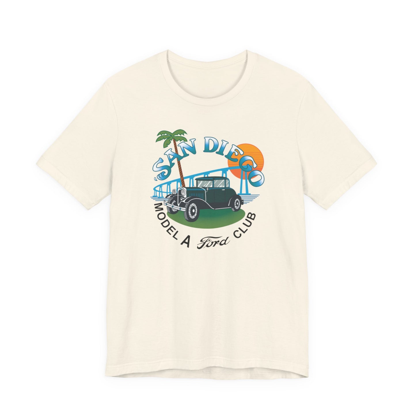 San Diego Model A Ford Club Vintage Car Tee