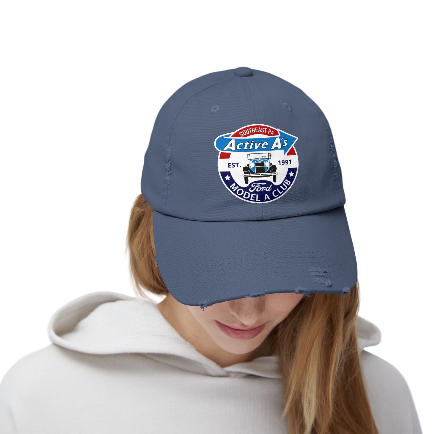 Active A's Ford Model A Club Distressed Cap (Printed)