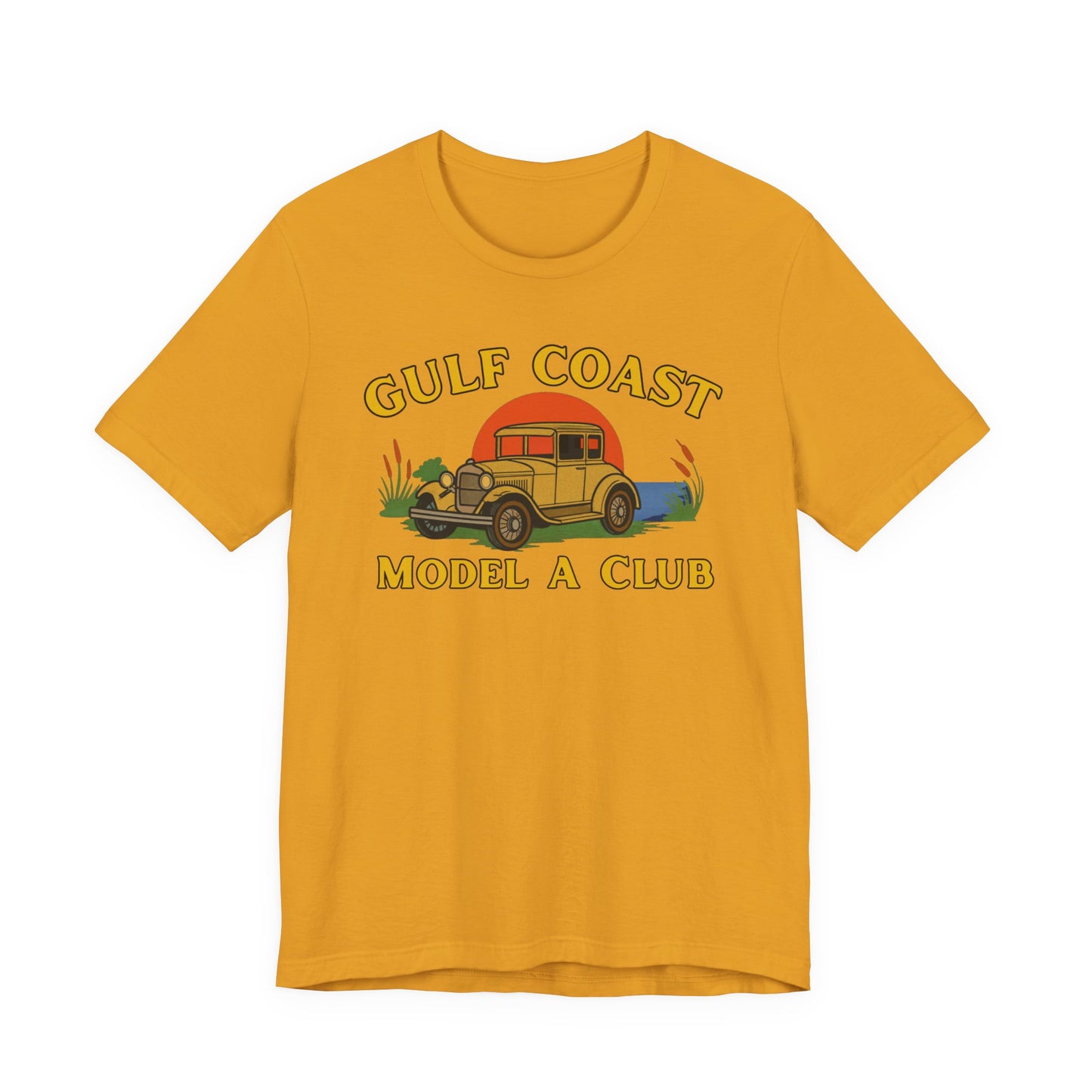 Gulf Coast Model A Club Tee — Vintage Car Graphic T-Shirt