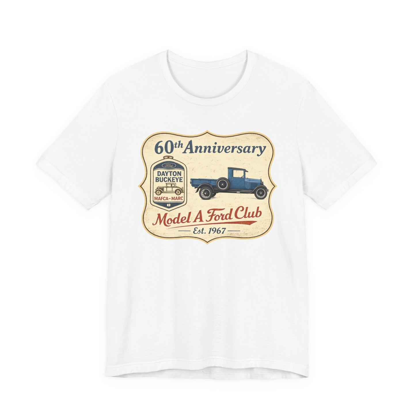 Dayton Buckeye Model A Ford Club 60th Anniversary Tee (RBS)