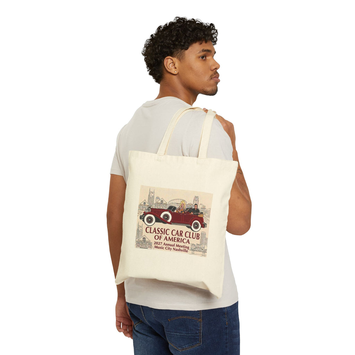 Classic Car Club of America CanvasTote Bag — Music City Nashville 2027