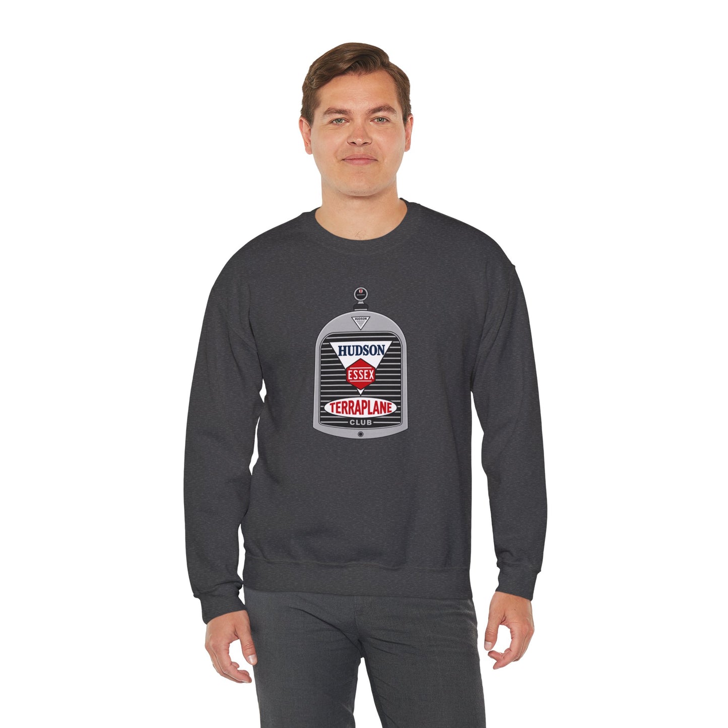 Hudson Essex Terraplane Club Classic Logo Sweatshirt - Unisex Heavy Blend™ Crewneck Sweatshirt