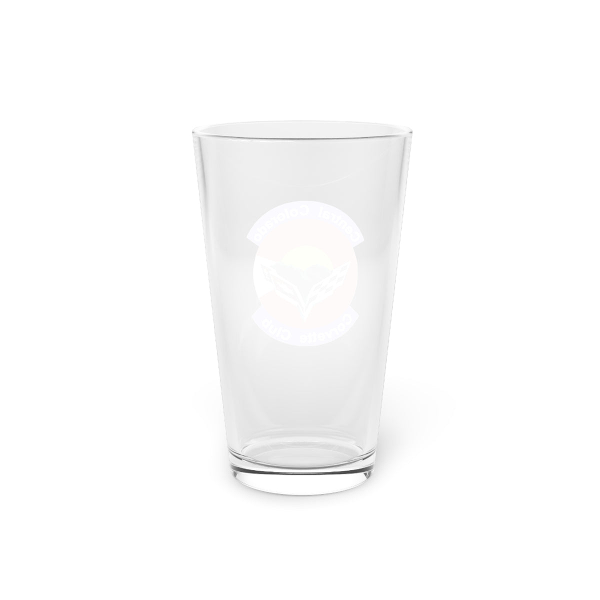 Central Colorado Corvette Club Pint Glass — 16oz Glass