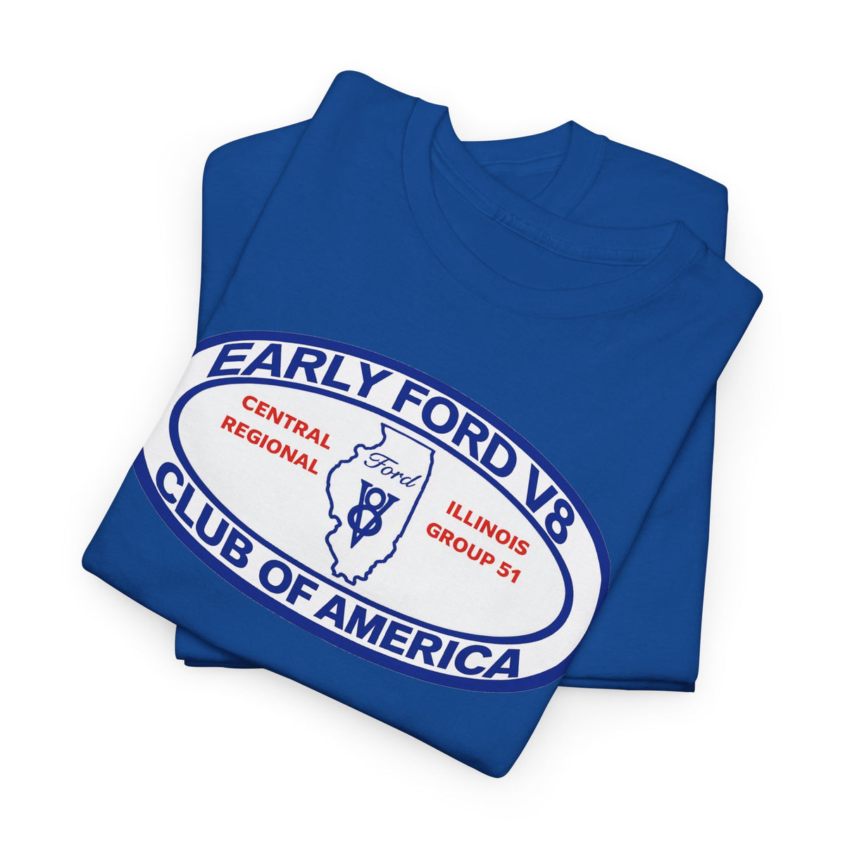 Early Ford V8 Club of America Unisex Heavy Cotton Tee