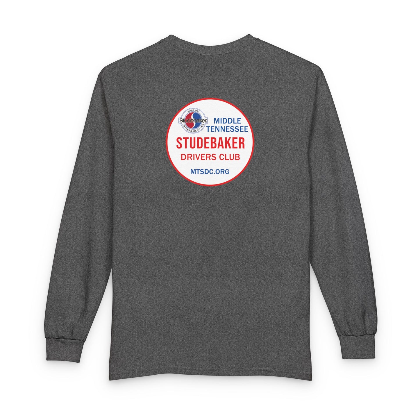 Middle Tennessee Studebaker Drivers Club Chapter Soft Long Sleeve Tee - Front and Back Logos
