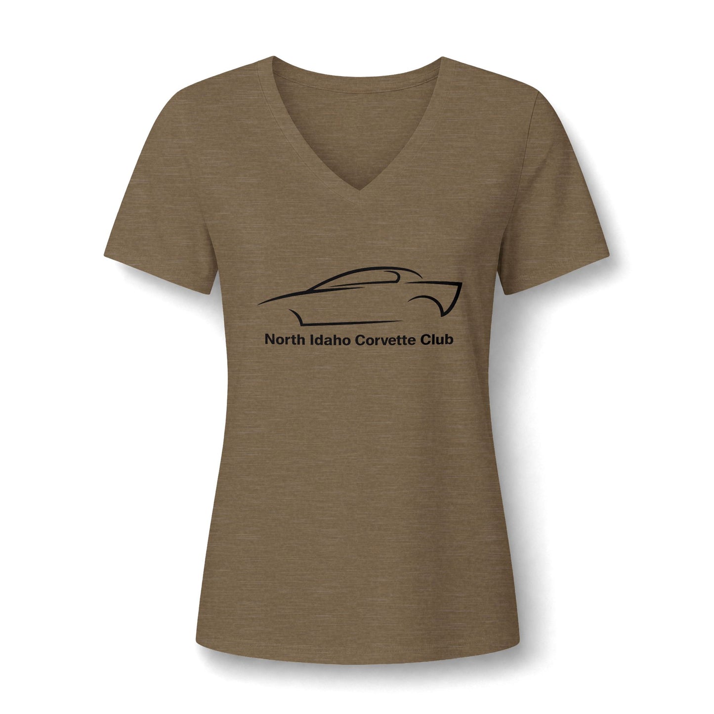 North Idaho Corvette Club Women's V-Neck Tee