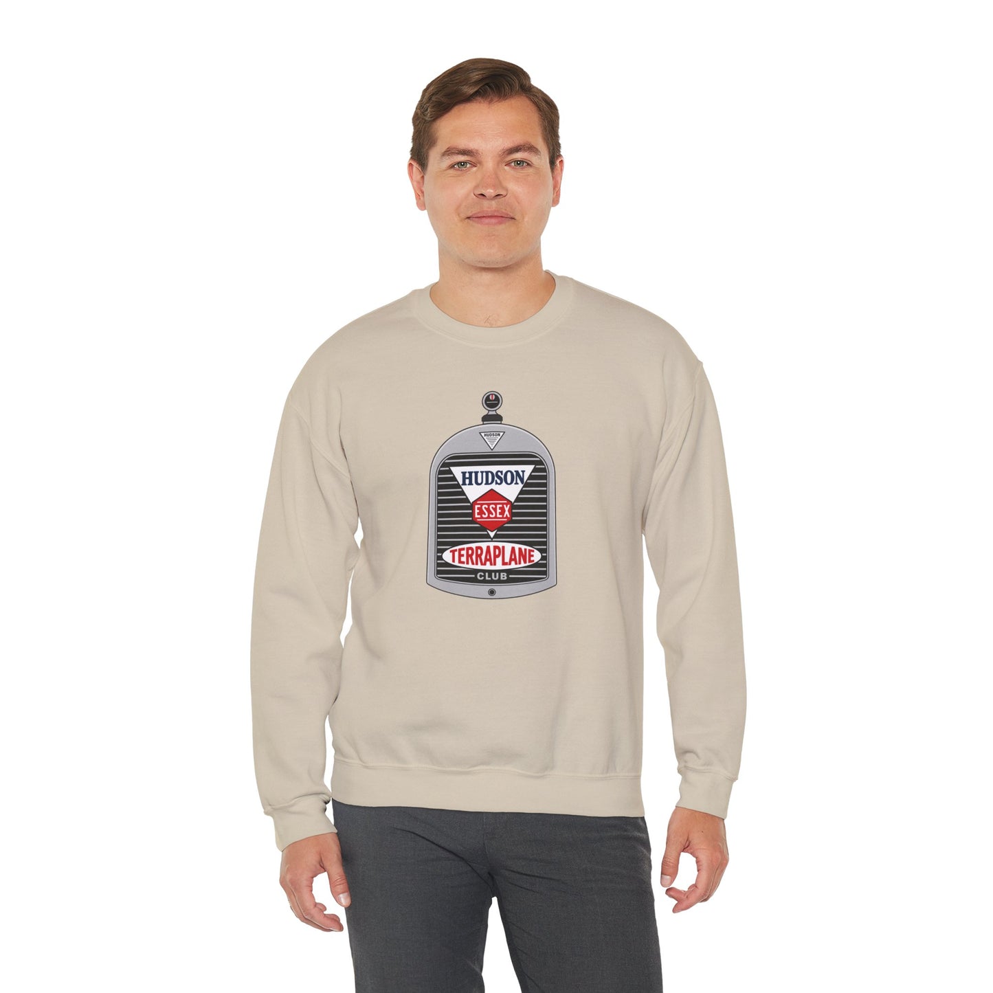 Hudson Essex Terraplane Club Classic Logo Sweatshirt - Unisex Heavy Blend™ Crewneck Sweatshirt