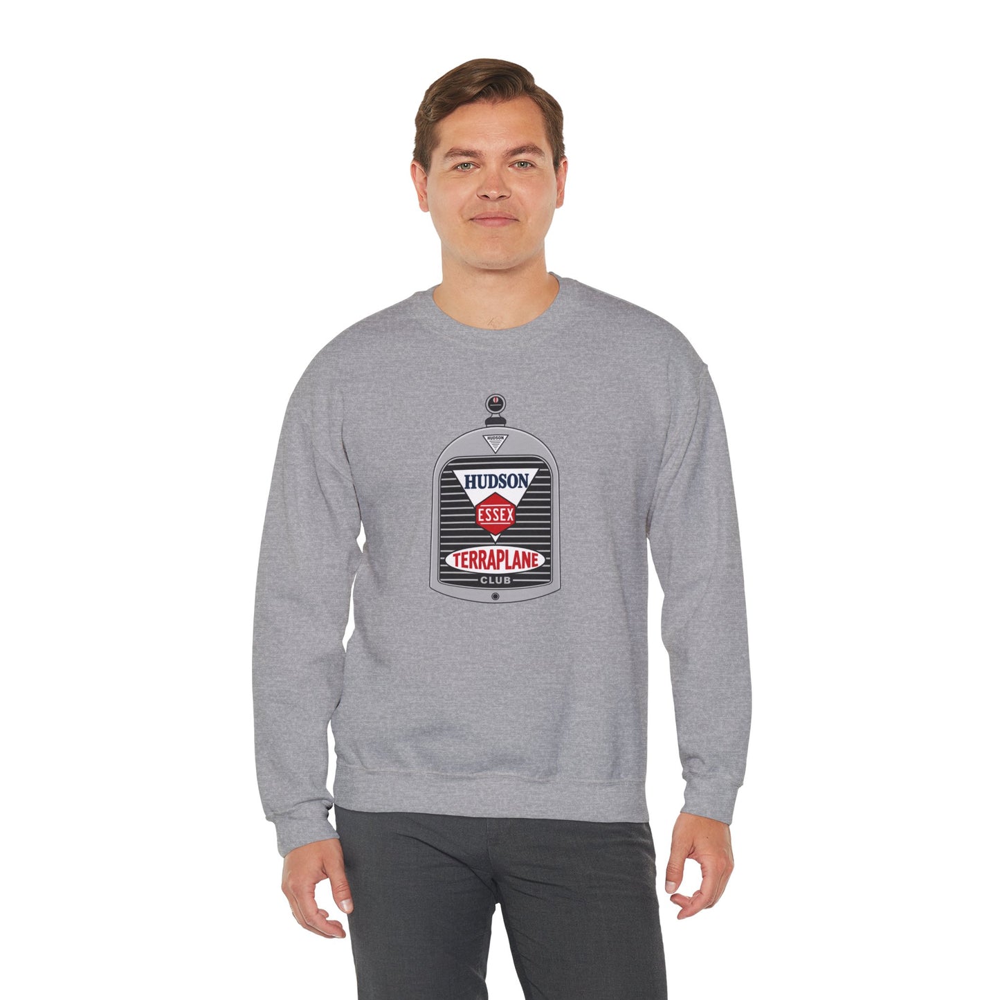 Hudson Essex Terraplane Club Classic Logo Sweatshirt - Unisex Heavy Blend™ Crewneck Sweatshirt