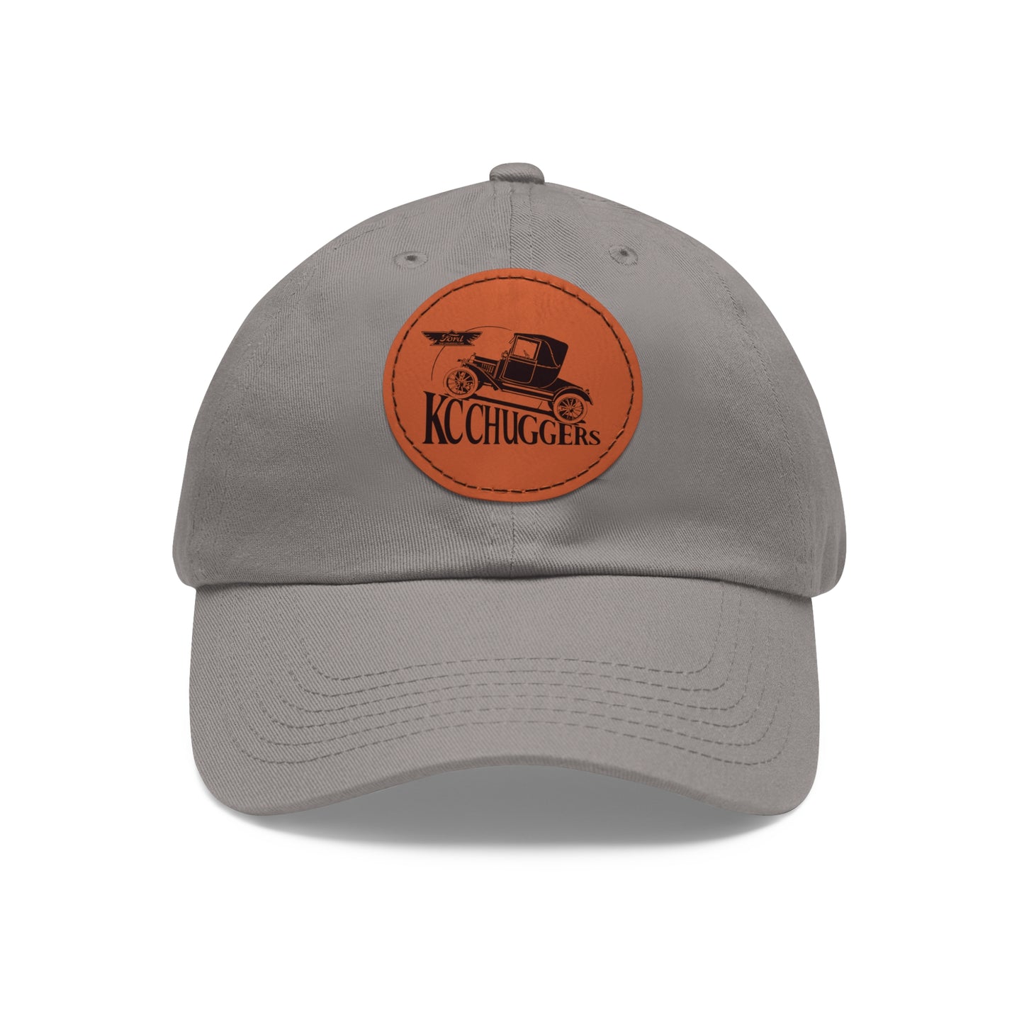 KC Chuggers Dad Hat with Leather Patch (Round)