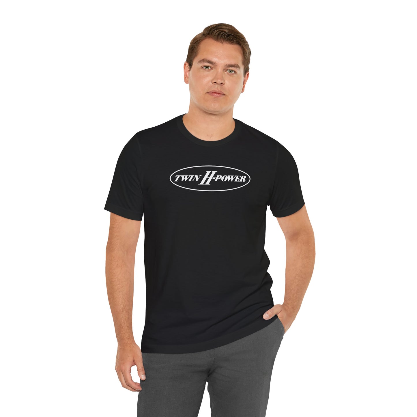 Hudson Essex Terraplane Club Twin H-Power Logo Tee - Unisex Jersey Short Sleeve Tee