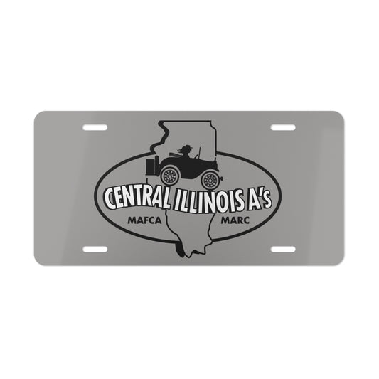 Central Illinois A's Aluminum Vanity Plate