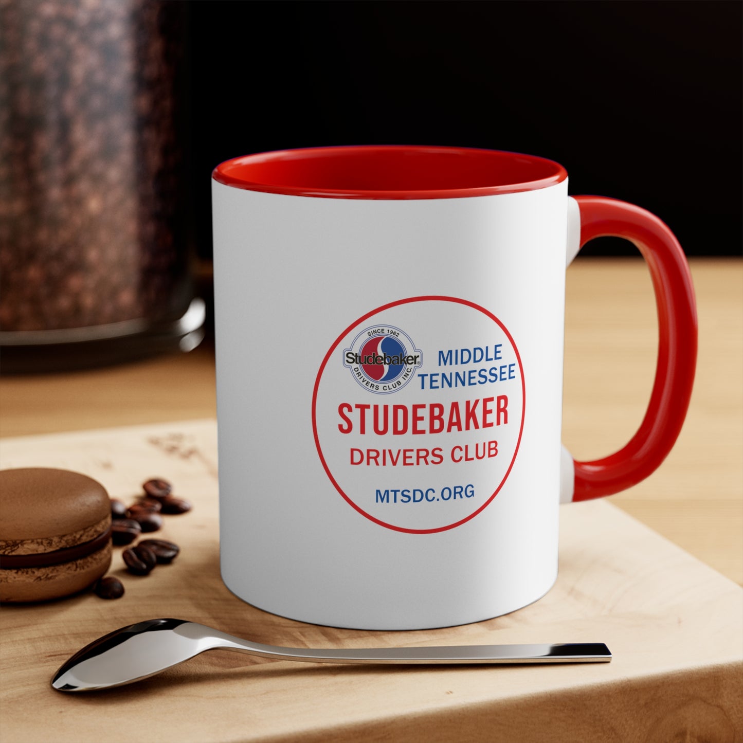 Middle Tennessee Studebaker Drivers Club Chapter Accent Mug —  11oz Coffee Cup
